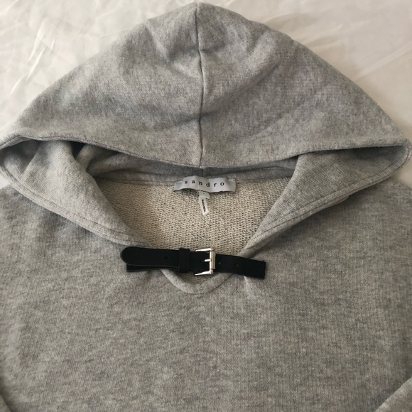 Sandro grey hooded sweatshirt - Picture 2 of 7